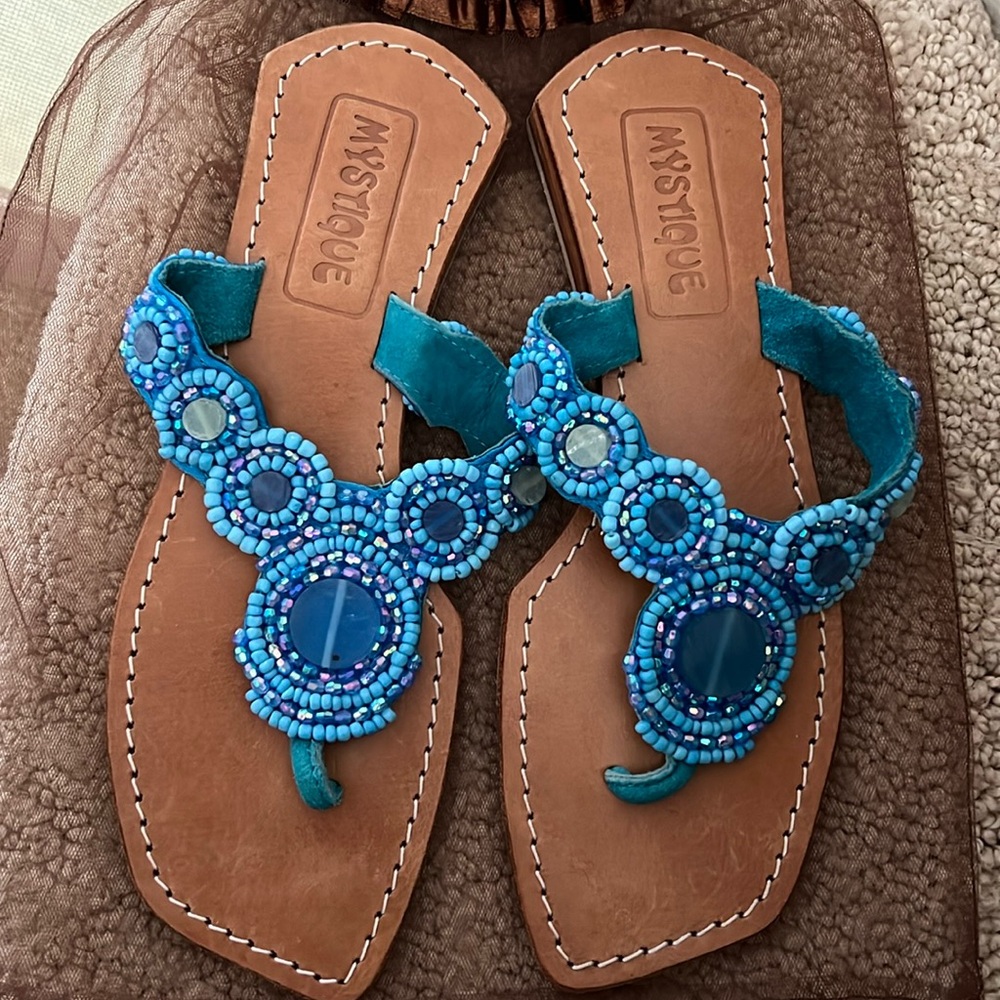 Mystique Beaded Sandals